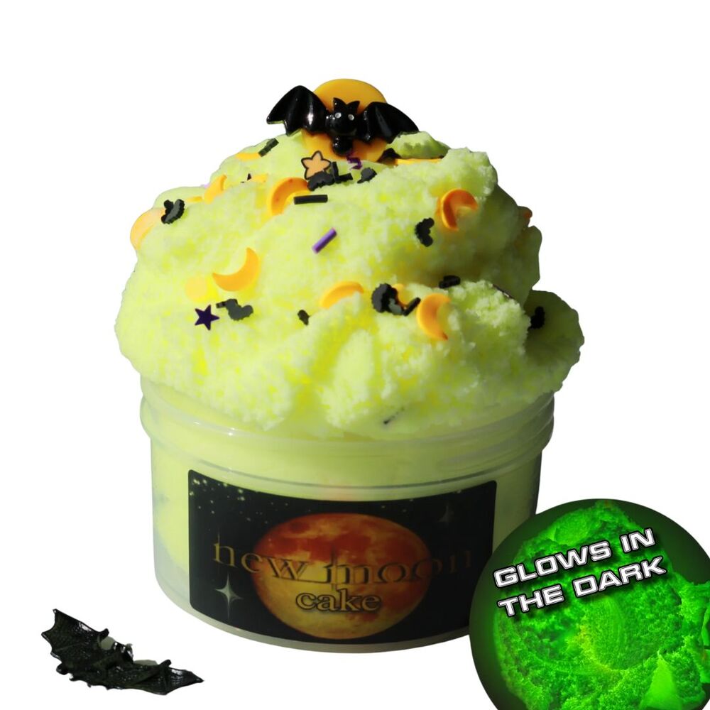 KY-SLIME New Moon Glow-in-the-Dark Slimes – 2 Pack (8oz Each) + Rescue Spray